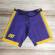 Athletic Unisex Ice Hockey Shorts Polyester Blue Yellow Automated Cutting Manufacturers, Suppliers, Exporters in Texas