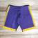 Athletic Unisex Ice Hockey Shorts Polyester Blue Yellow Automated Cutting Manufacturers, Suppliers, Exporters in Texas