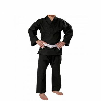 Black Ju Jitsu Uniform 100 Percent Cotton with White Belt Size 150 to 190 CM Manufacturers, Suppliers, Exporters in Texas