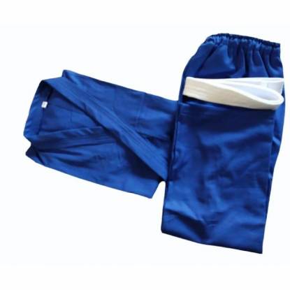Blue Cotton Taekwondo Uniform Size 30 Full Uniform Handwash Manufacturers, Suppliers, Exporters in Texas