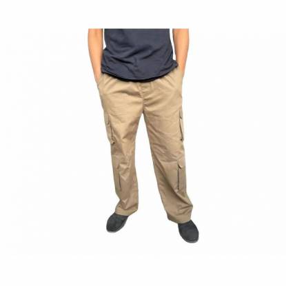 Brown Cotton Cargo Pants for Men Solid Pattern Casual Wear Manufacturers, Suppliers, Exporters in Texas