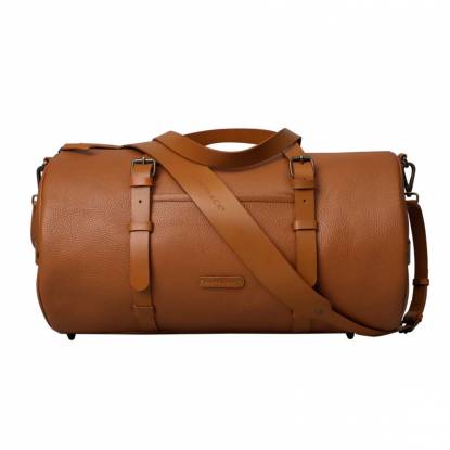 Brown Luxurious Leather Gym Bag For Sports And Travel With Premium Design Manufacturers, Suppliers, Exporters in Texas