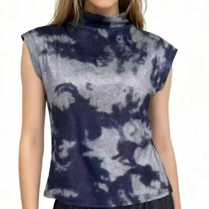 Casual Plain Tie Dye Top Spandex Polyester Short Durable Style Manufacturers, Suppliers, Exporters in Texas