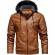 Classic Mens PU Leather Jacket With Polyester Lining Regular Fit Design Manufacturers, Suppliers, Exporters in Texas