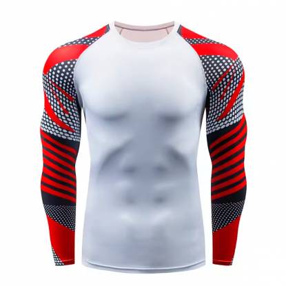 Comfortable Spandex Nylon White Printed Workout Sublimation Compression wear Manufacturers, Suppliers, Exporters in Memphis