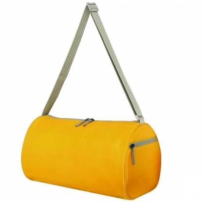 Compact Yellow Gym Duffle Bag Lightweight Polyester Sports Travel Bag Manufacturers, Suppliers, Exporters in Texas