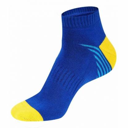 Dark Blue Plain Sports Socks for Men Ankle Length Cotton Lycra 2 Way Stretch Hand Wash Manufacturers, Suppliers, Exporters in Texas