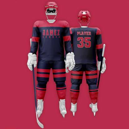 Dark Pink And Blue Ice Hockey Jersey Good Quality Quick Dry All Size Available Manufacturers, Suppliers, Exporters in Texas