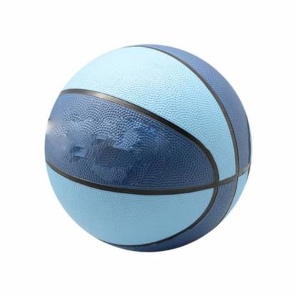 Durable Seamed Rubber Basketball in Blue and Brown with Custom Logo Options Manufacturers, Suppliers, Exporters in Texas