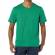 Green and Blue Polyester Cotton Solid V Neck T-Shirt Lightweight Quick Dry Half Sleeve Manufacturers, Suppliers, Exporters in Texas