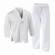 Inhouse White Plain Taekwondo Uniform Cotton Material Unisex Manufacturers, Suppliers, Exporters in Texas