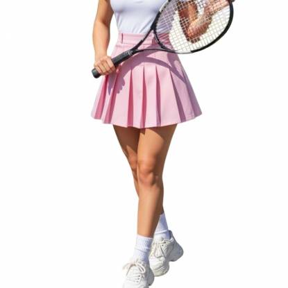 Light Pink Pleated Mini Tennis Skirt for Women Comfortable Athletic Fit for Tennis Manufacturers, Suppliers, Exporters in Texas