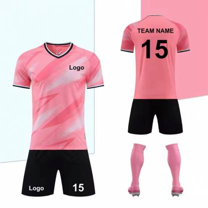 Lightweight Pink Sports Jersey with Automated Cutting and Breathable Quick Dry Fabric Manufacturers, Suppliers, Exporters in Omaha