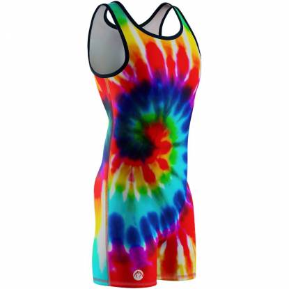 Men Short Tie Dye Singlet Polyester Spandex Body and Stretch Fit Quick Dry Manufacturers, Suppliers, Exporters in Texas