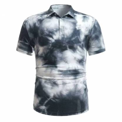 Mens Comfortable Tie Dye Polo Shirt Regular Length Soft Fabric Manufacturers, Suppliers, Exporters in Texas
