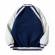 Mens Cotton Varsity Jacket Blue and White Button Closure Durable Casual Fashion Jacket Manufacturers, Suppliers, Exporters in Texas