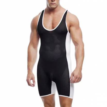 Mens Digital Printed Wrestling Singlet in Pure Cotton with Stretch and Moisture Control Manufacturers, Suppliers, Exporters in Memphis