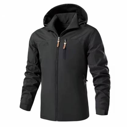 Mens Hooded Polyester Jacket Waterproof Windproof Comfortable Wear Manufacturers, Suppliers, Exporters in Texas