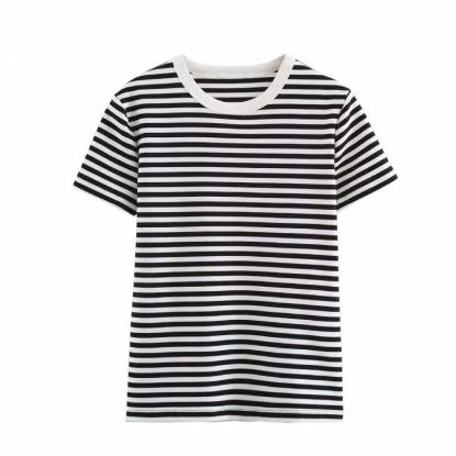 Mens Premium Cotton T-Shirt Black and White Solid Short Sleeve Comfort Manufacturers, Suppliers, Exporters in Texas