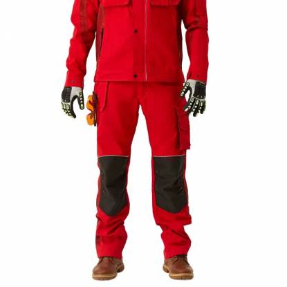 Mens Red Canvas Cotton Work Pants Premium Workwear Grade for Industrial Use Manufacturers, Suppliers, Exporters in Texas