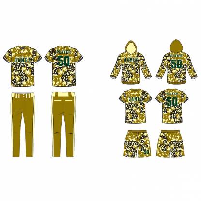 Olive Green Softball Uniforms For Adults Anti UV Quick Dry Breathable Unisex All Sizes Manufacturers, Suppliers, Exporters in Texas