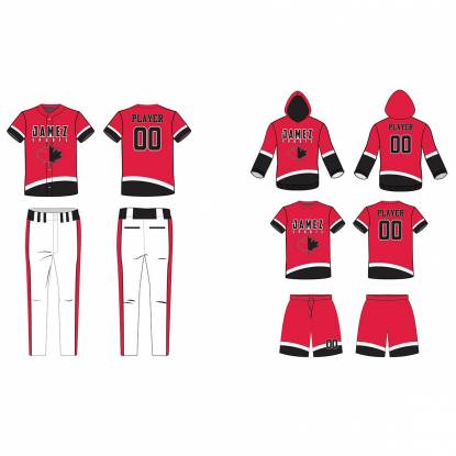 Pink And Black Softball Uniforms Custom Designs Anti Bacterial Quick Dry Round Neck Manufacturers, Suppliers, Exporters in Texas