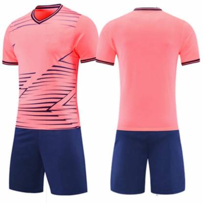 Pink Blue Navy Blue Soccer Jersey For Adults Unisex V Neck Fit Manufacturers, Suppliers, Exporters in Texas