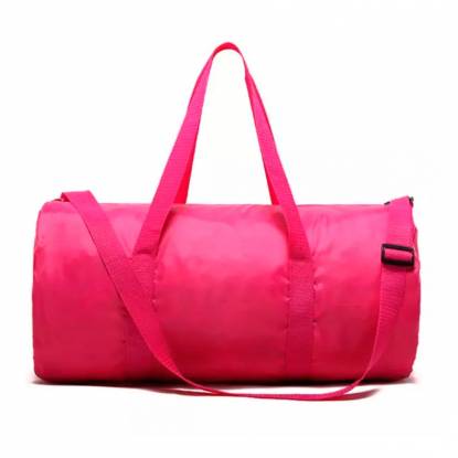 Premium Solid Pink Gym Bag Lightweight Sports Bag For Active Lifestyle Manufacturers, Suppliers, Exporters in Texas