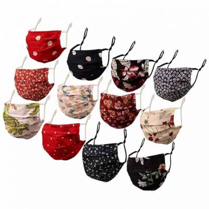 Printed Cotton Reusable Face Mask Unisex Multicolor Lightweight Comfortable for Daily Wear Manufacturers, Suppliers, Exporters in Texas