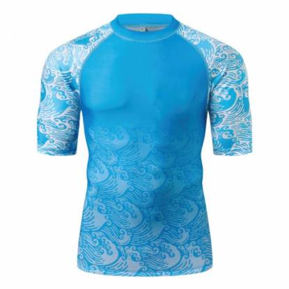 Pull On Short Sleeve Rash Guard For Active Lifestyle Manufacturers, Suppliers, Exporters in Texas