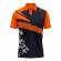 Stylish Orange Navy Blue Cut And Sew Cricket Shirt Half Sleeve Collared Neck Manufacturers, Suppliers, Exporters in Texas
