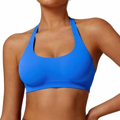 Stylish Womens Halter Sports Bra Multi Color Stretchable Fabric Manufacturers, Suppliers, Exporters in Texas