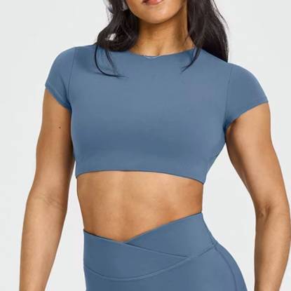 Trendy Womens Printed Sports Bra Breathable Nylon Regular Fit Manufacturers, Suppliers, Exporters in Texas