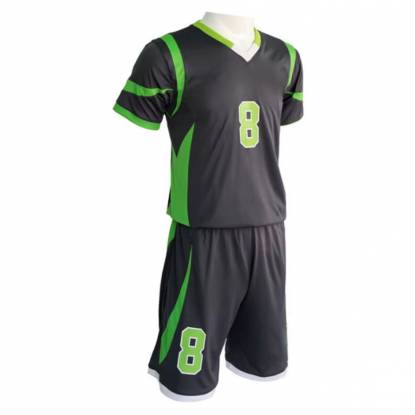 Unisex Athletic Black Jersey with Crew Neck Short Sleeves Breathable Quick Dry Fabric Manufacturers, Suppliers, Exporters in Omaha