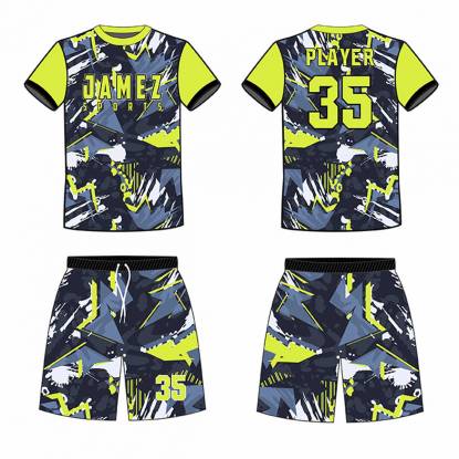 Unisex Soccer Uniform For Adults Round Neck Polyester Light Blue And Light Green Anti Bacterial Quick Dry Manufacturers, Suppliers, Exporters in Texas