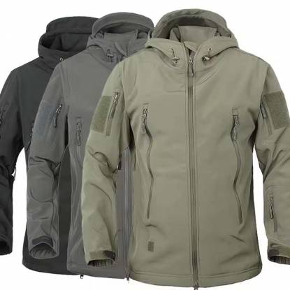 Unisex Windproof Softshell Jacket Standard Thickness with Full Sleeves Manufacturers, Suppliers, Exporters in Texas