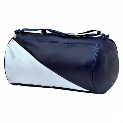 White And Black Leather Gym Bag Stylish Sports Duffle For Fitness And Travel Manufacturers, Suppliers, Exporters in Texas