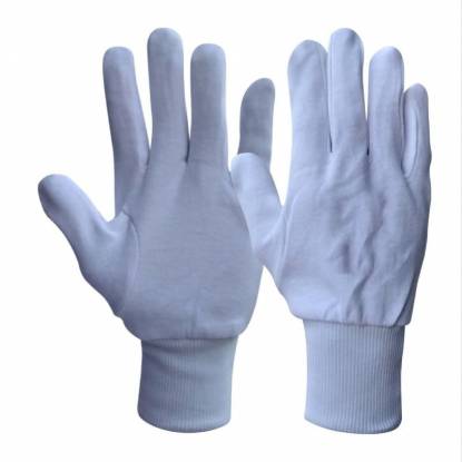 White Cotton Cricket Inner Gloves with Velcro Closure Manufacturers, Suppliers, Exporters in Texas