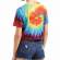 Women Cotton Polyester Multicolor Tie Dye Crop Top Regular Fit Summer Wear Manufacturers, Suppliers, Exporters in Texas