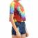 Women Cotton Polyester Multicolor Tie Dye Crop Top Regular Fit Summer Wear Manufacturers, Suppliers, Exporters in Texas