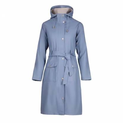 Womens Waterproof PU Fabric Windproof Thin Raincoat Full Sleeve Rainy Season Manufacturers, Suppliers, Exporters in Texas